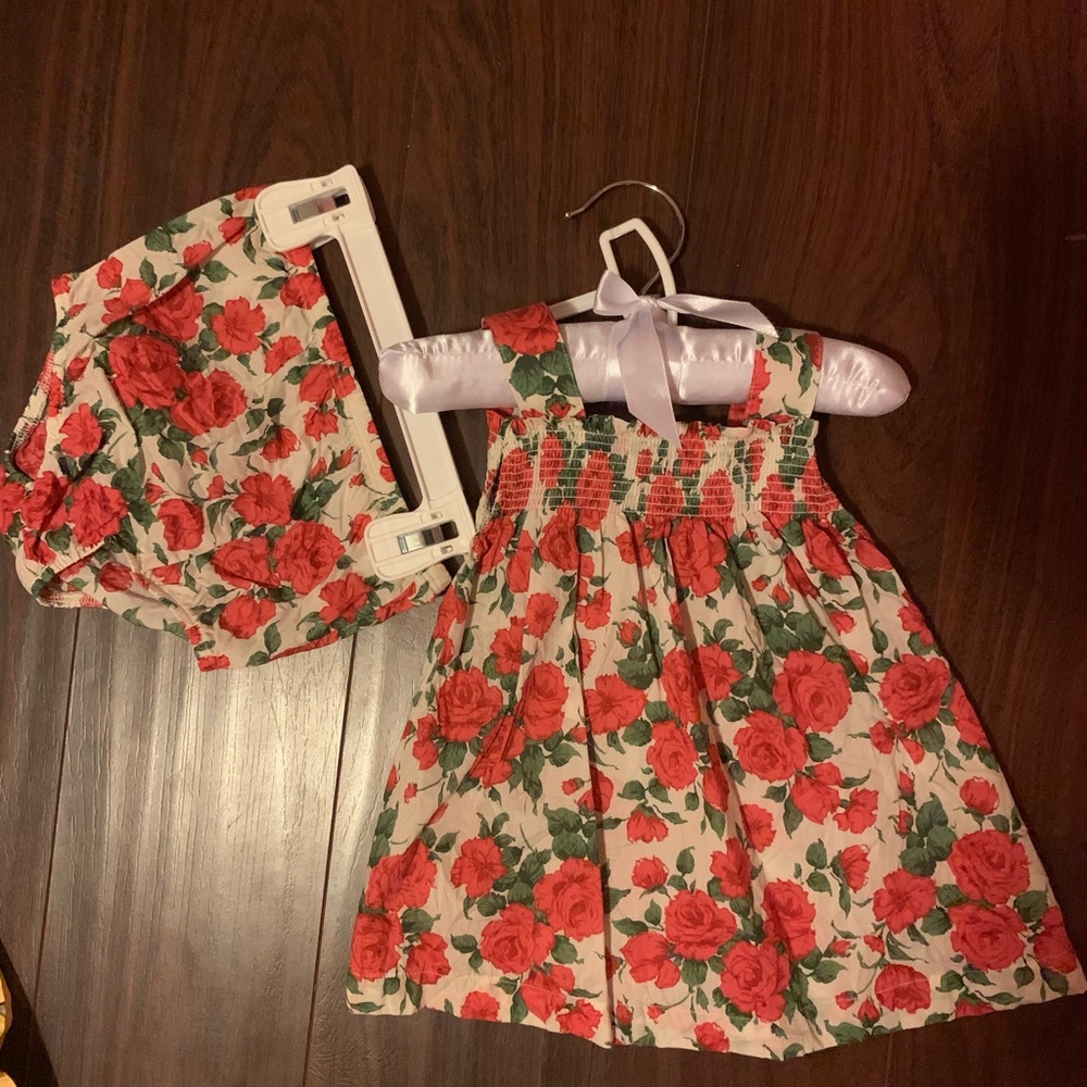 Rose Dress and Bloomer
